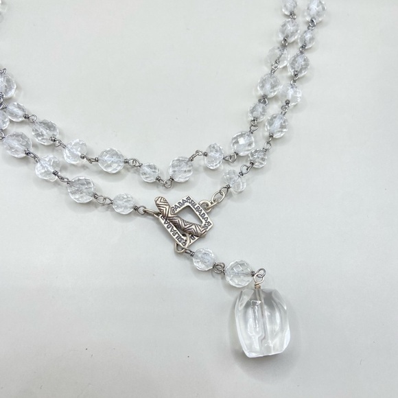 Silpada Crystal Quartz Front Toggle Necklace - Picture 2 of 8